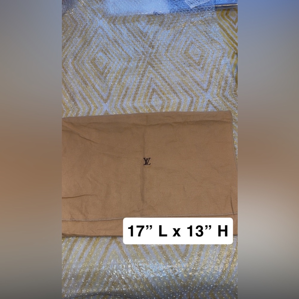 Louis Vuitton Tan Dust Bag